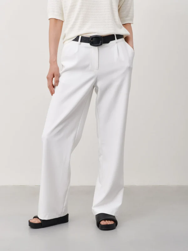 Jane Lushka Alinda Long Pants | White