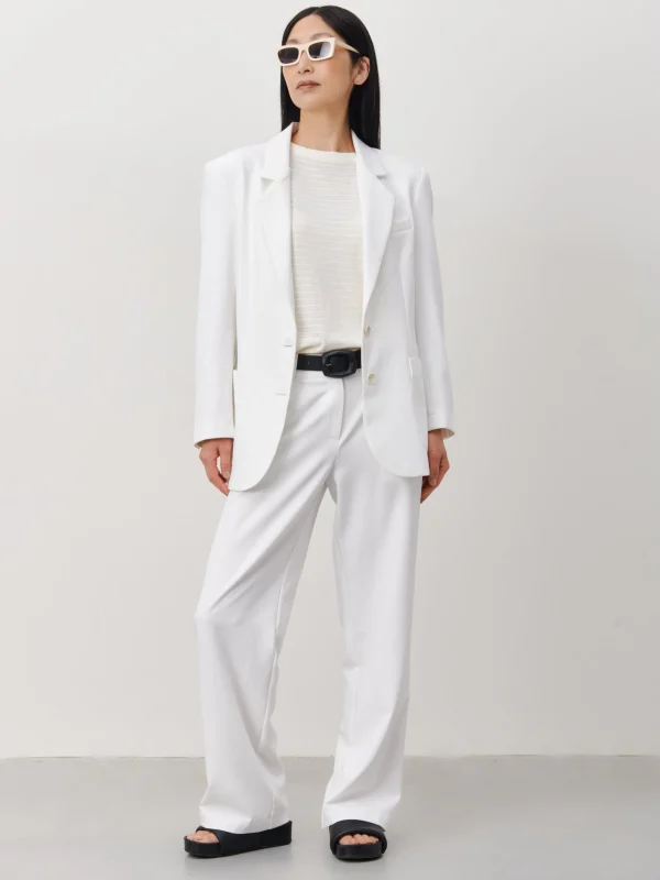 Jane Lushka Alinda Long Pants | White