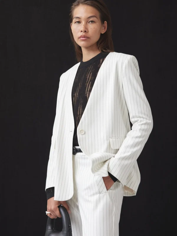 Jane Lushka Alma Blazer | White