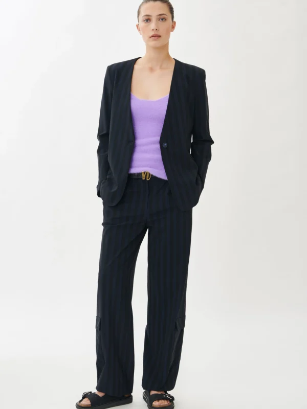 Jane Lushka Alma Blazer Technical Jersey | Dark Blue