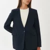 Jane Lushka Alma Blazer Technical Jersey | Blue