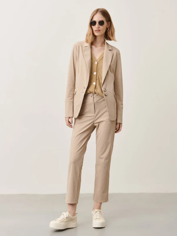 Jane Lushka Amsterdam Blazer Technical Jersey | Sand