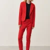 Jane Lushka Atina Blazer Technical Jersey | Red