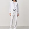 Jane Lushka Atina Blazer Technical Jersey | White