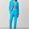 Jane Lushka Atina Blazer Technical Jersey | Light Blue