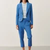 Jane Lushka Atina Blazer Technical Jersey | Mid Blue