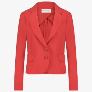 Jane Lushka Atina Blazer Technical Jersey | Red