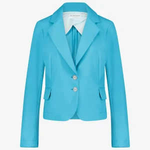 Jane Lushka Atina Blazer Technical Jersey | Light Blue