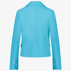 Jane Lushka Atina Blazer Technical Jersey | Light Blue