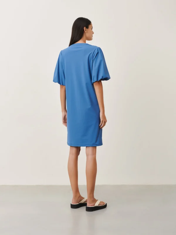 Jane Lushka Ava Dress Technical Jersey | Mid Blue