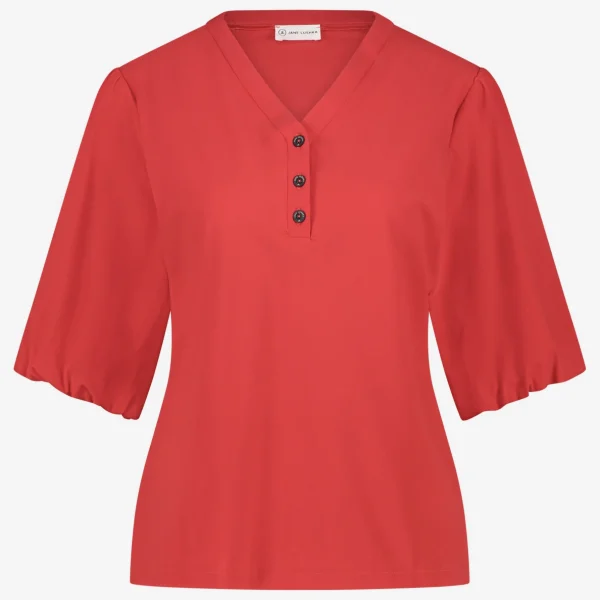 Jane Lushka Ava Top Technical Jersey | Red