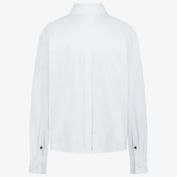 Jane Lushka Avine Blouse Technical Jersey | White