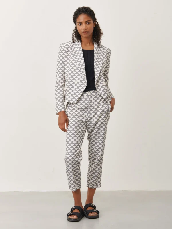 Jane Lushka Bart Blazer | White Black