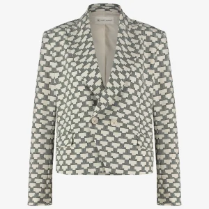 Jane Lushka Bart Blazer | White Black