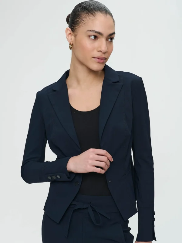 Jane Lushka Blazer Sofia Technical Jersey | Blue