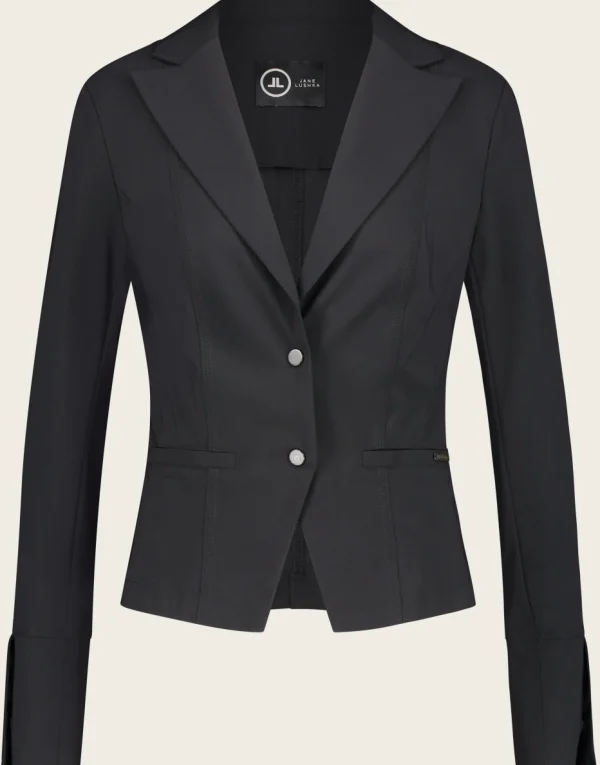 Jane Lushka Blazer Sofia Technical Jersey | Black