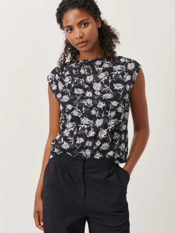 Jane Lushka Bloom Top | Black