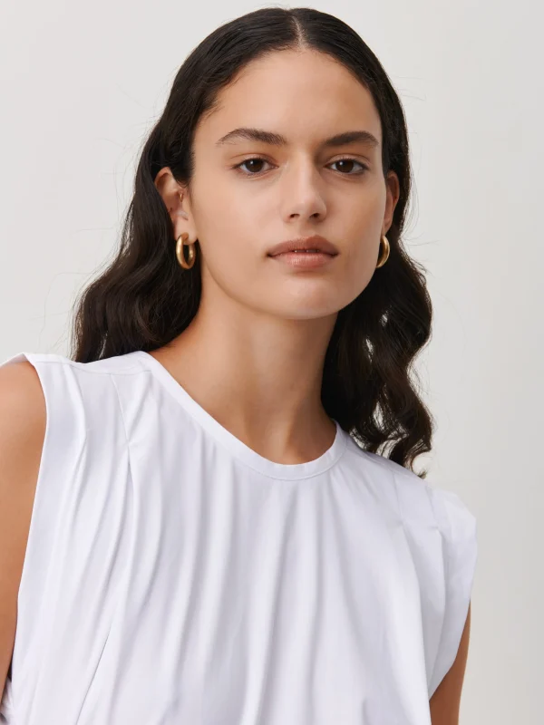 Jane Lushka Camela Top Technical Jersey | White