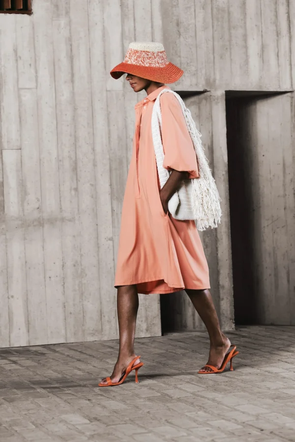 Jane Lushka Carlen Short Dress | Orange