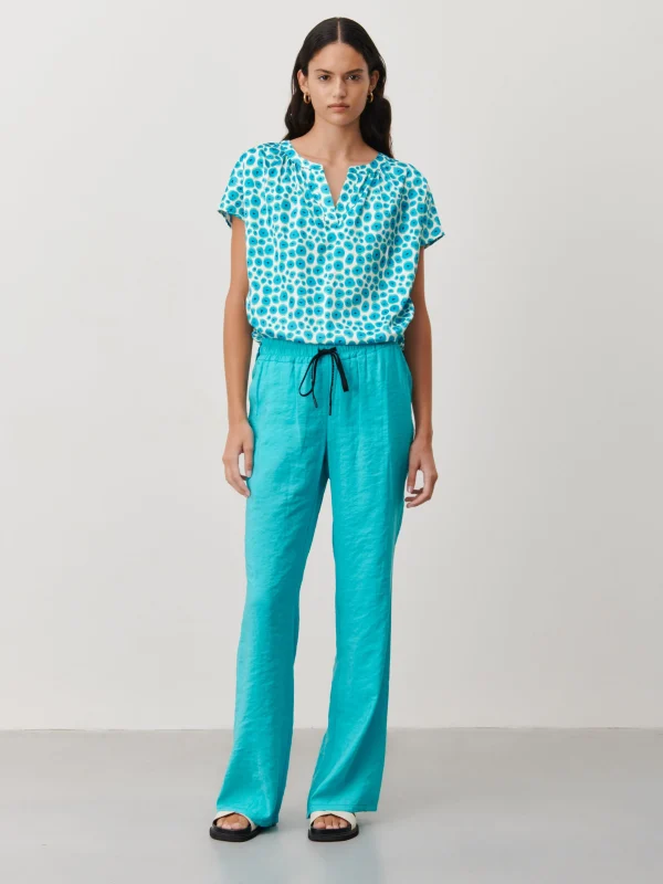 Jane Lushka Carola Pants | Turquoise