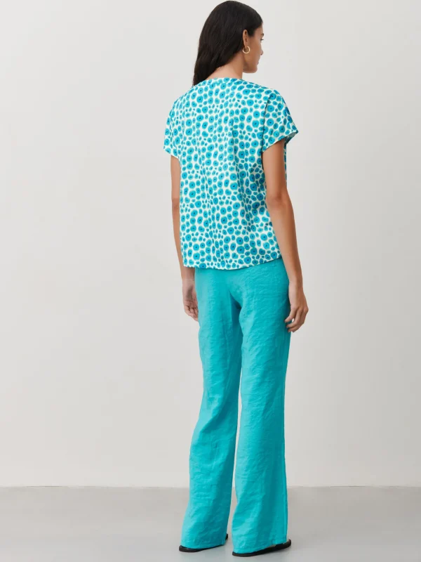 Jane Lushka Carola Pants | Turquoise