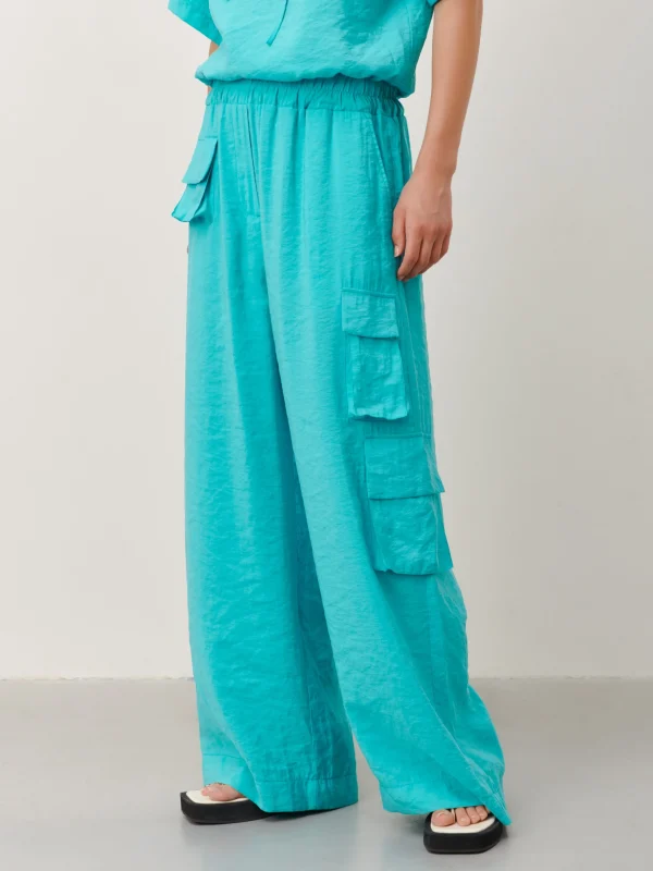 Jane Lushka Charly Pants | Turquoise