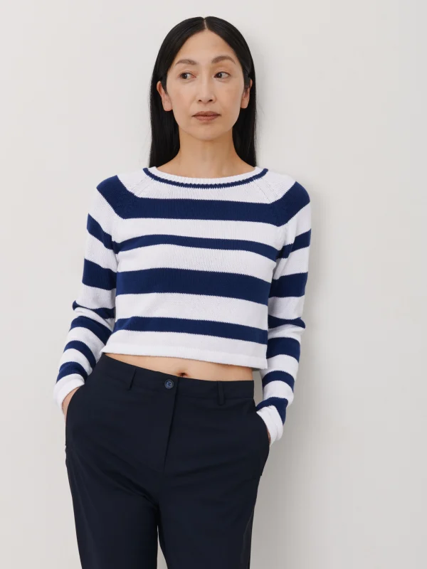 Jane Lushka Crop Pullover 2015A1 | Light Blue