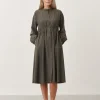 Jane Lushka Dennis Dress Technical Jersey | Army