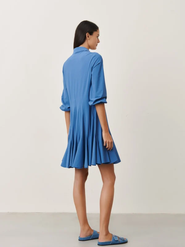 Jane Lushka Dio Dress Technical Jersey | Mid Blue