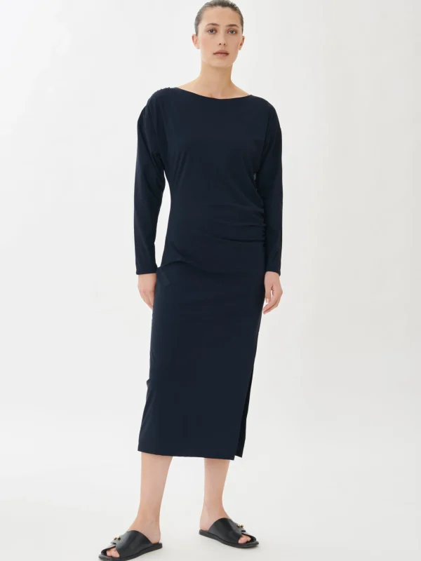 Jane Lushka Dion Dress Technical Jersey | Blue