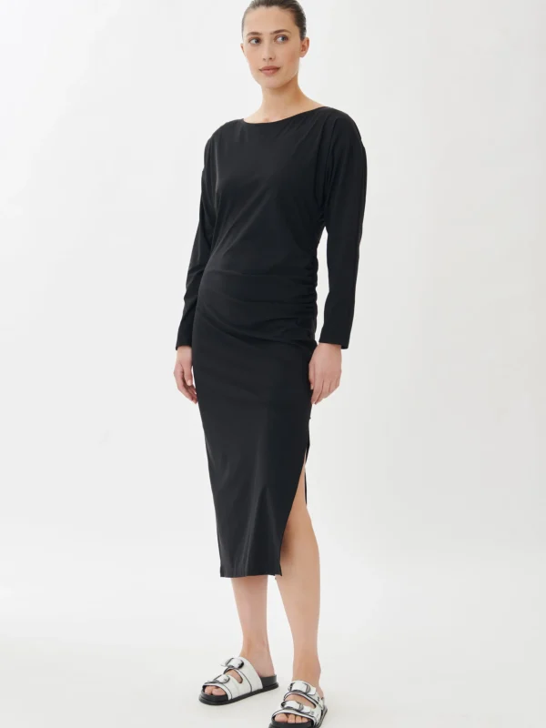 Jane Lushka Dion Dress Technical Jersey | Black