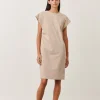 Jane Lushka Domina Dress Technical Jersey | Sand