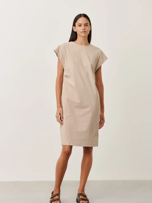 Jane Lushka Domina Dress Technical Jersey | Sand