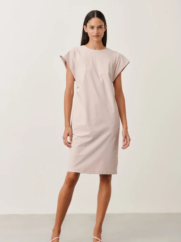 Jane Lushka Domina Dress Technical Jersey | Pudra