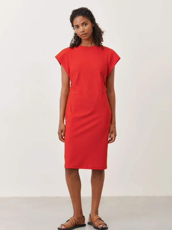 Jane Lushka Domina Dress Technical Jersey | Red