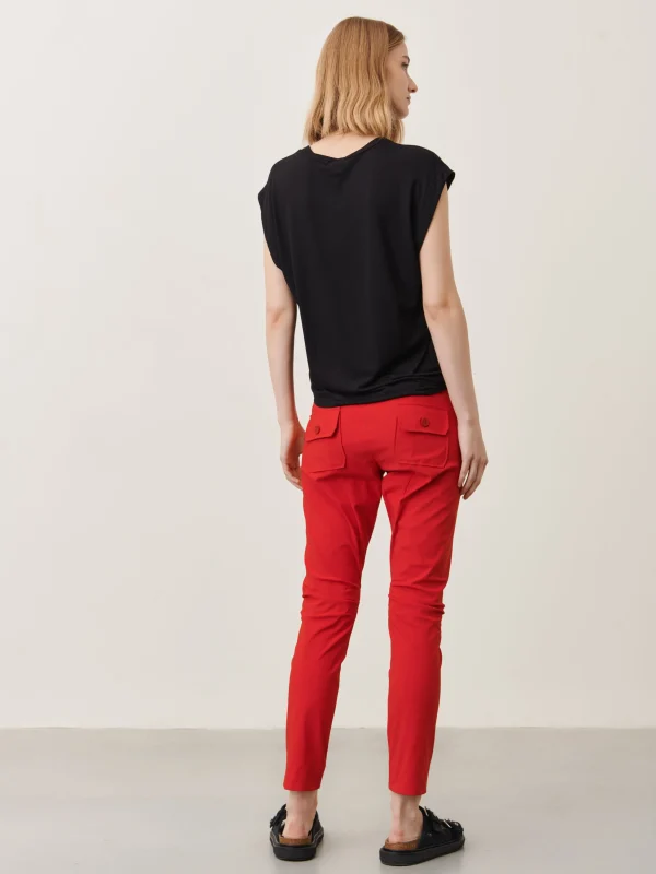 Jane Lushka Doris Pants Technical Jersey | Red