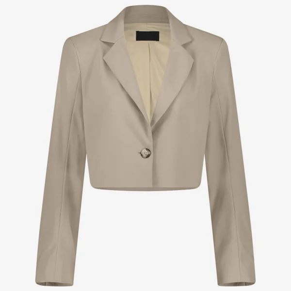 Jane Lushka Estele Blazer Technical Jersey | Sand