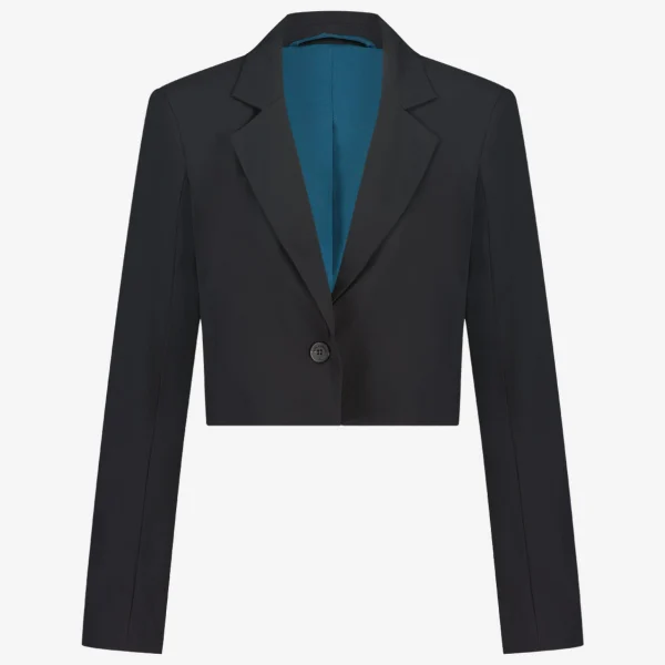 Jane Lushka Estele Blazer Technical Jersey | Black