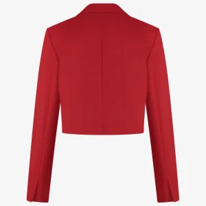 Jane Lushka Estele Blazer Technical Jersey | Red
