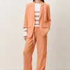 Jane Lushka Fring Blazer | Orange