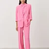 Jane Lushka Fring Blazer | Pink