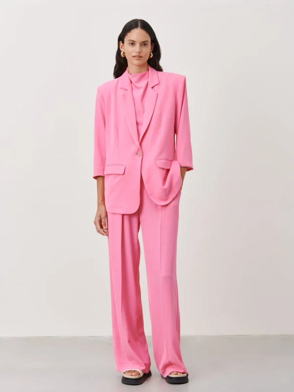 Jane Lushka Fring Blazer | Pink