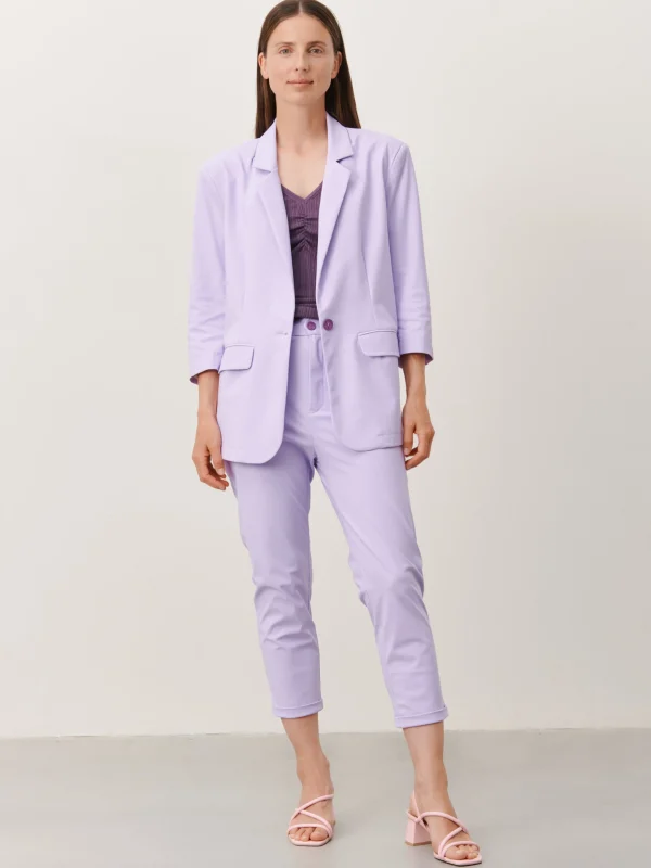 Jane Lushka Fring Blazer Technical Jersey | Lila