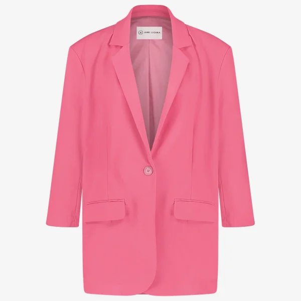 Jane Lushka Fring Blazer Technical Jersey | Pink