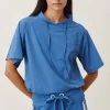 Jane Lushka Gia Top Technical Jersey | Mid Blue