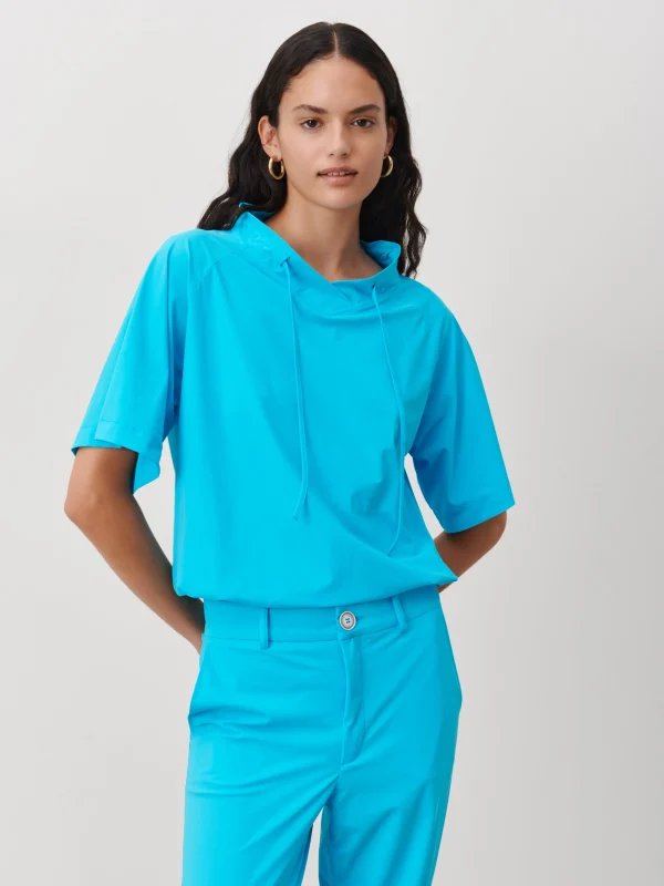 Jane Lushka Gia Top Technical Jersey | Light Blue