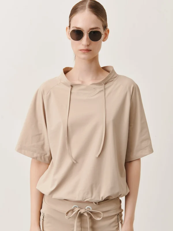 Jane Lushka Gia Top Technical Jersey | Sand