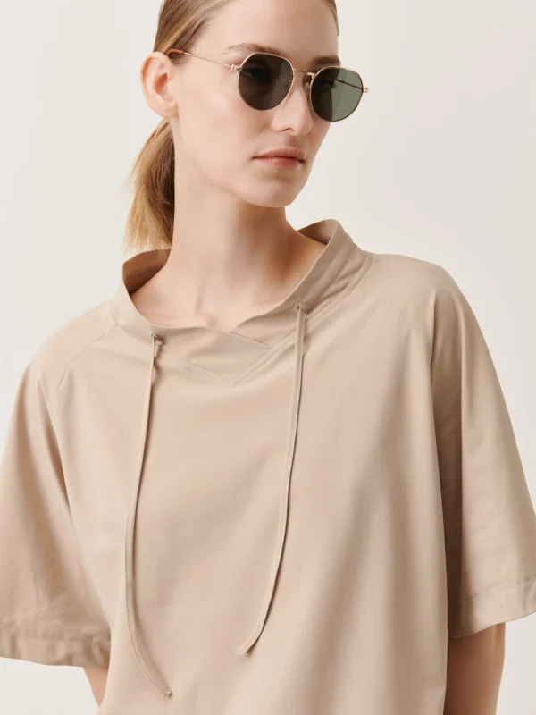 Jane Lushka Gia Top Technical Jersey | Sand