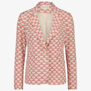 Jane Lushka Hanna Blazer | White Red