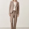 Jane Lushka Hanna Blazer Technical Jersey | Beige